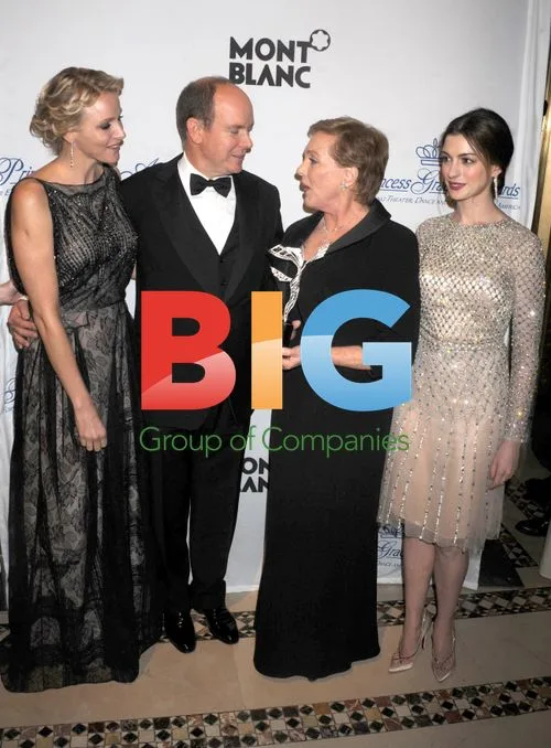 Princess Charlene and Prince Albert at Princess Grace Awards Gala