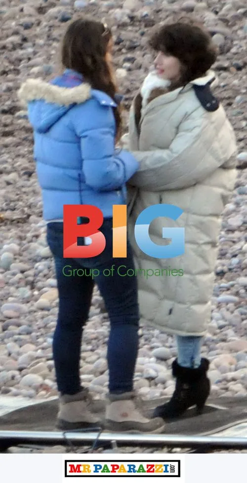 Scarlett Johansson filming 'Under the Skin' in Scotland
