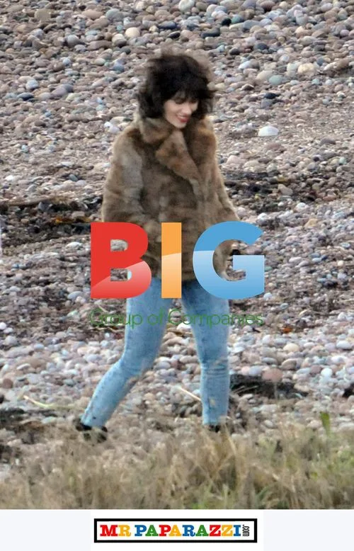 Scarlett Johansson filming 'Under the Skin' in Scotland