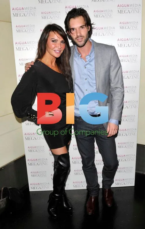 Bobby Sabel and Lizzie Cundy at Fashion Magazine Party