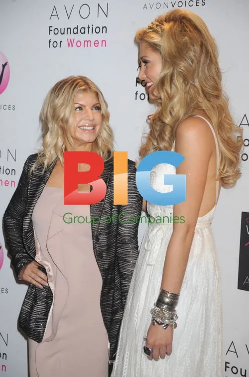 Delta Goodrem and Fergie at Avon 125th Anniversary Gala