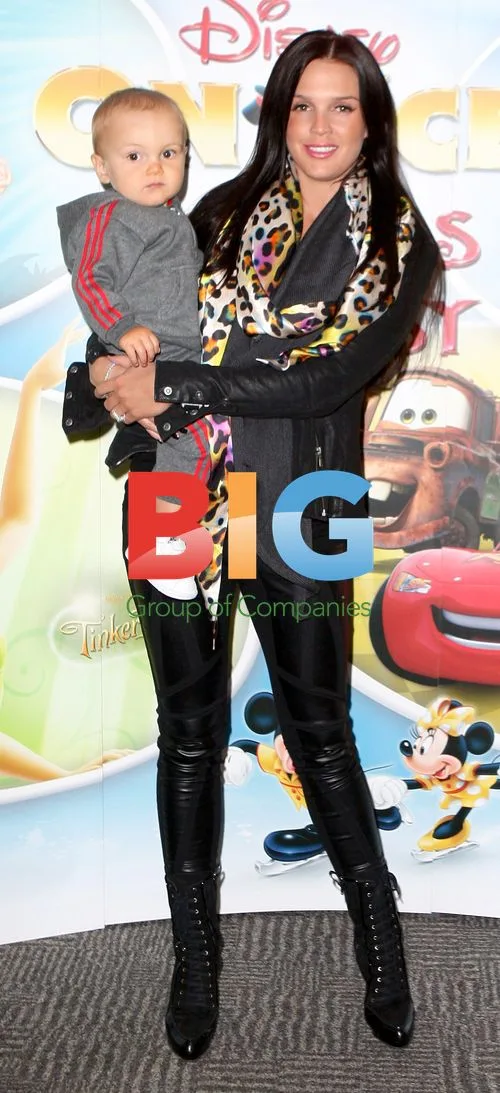 Danielle Lloyd, Jamie O'Hara and Family at Disney On Ice