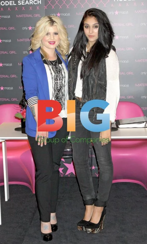 Kelly Osbourne and Lourdes Leon at Material Girl event