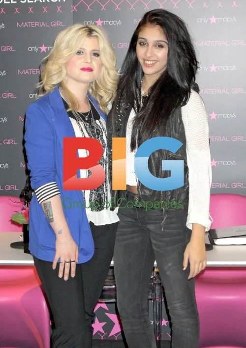 Kelly Osbourne and Lourdes Leon at Material Girl event