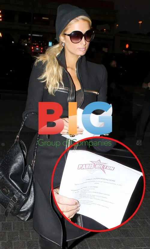 Paris Hilton Arrives at LAX