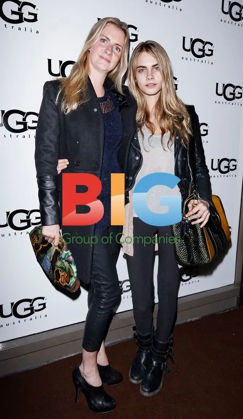 Chloe and Cara Delevigne at UGG Store Launch