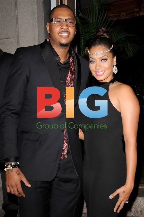 Carmelo Anthony and Lala Vazquez at Keep A Child Alive Black Ball