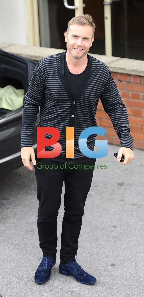 Gary Barlow Arrives at X Factor Rehearsals