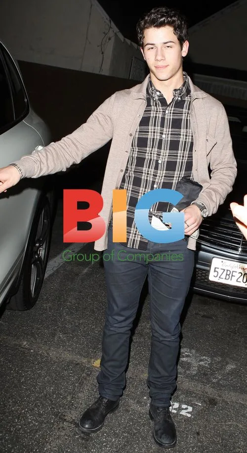 Nick Jonas Leaves Fogo de Chao