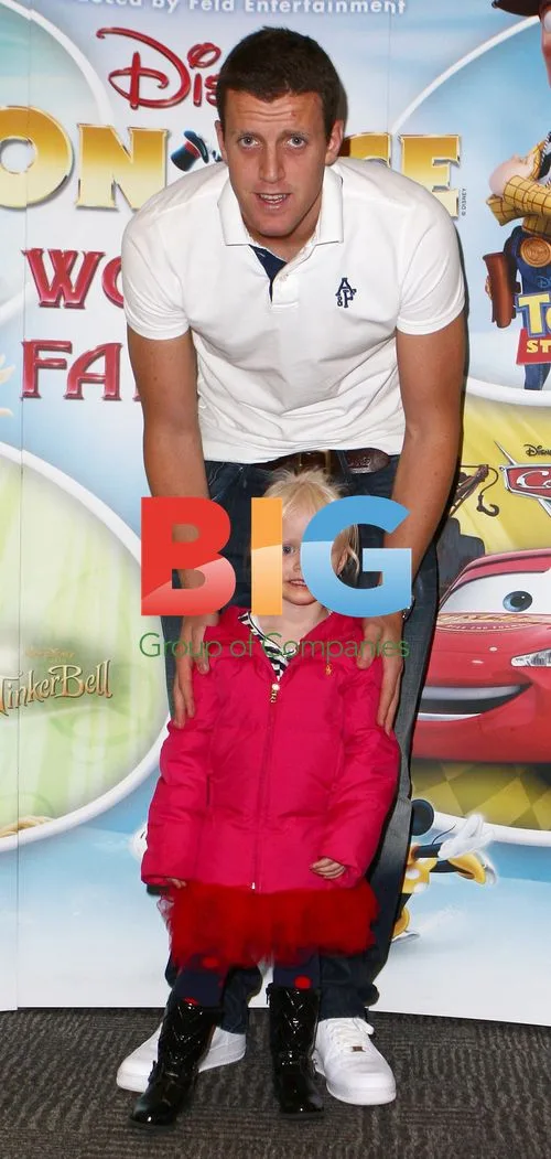 Danielle Lloyd, Jamie O'Hara and Family at Disney On Ice