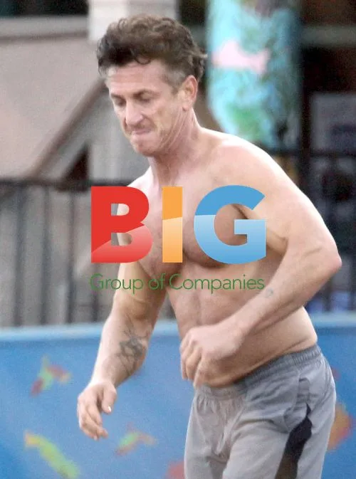 Sean Penn and girlfriend Shannon Costello play basketball in LA