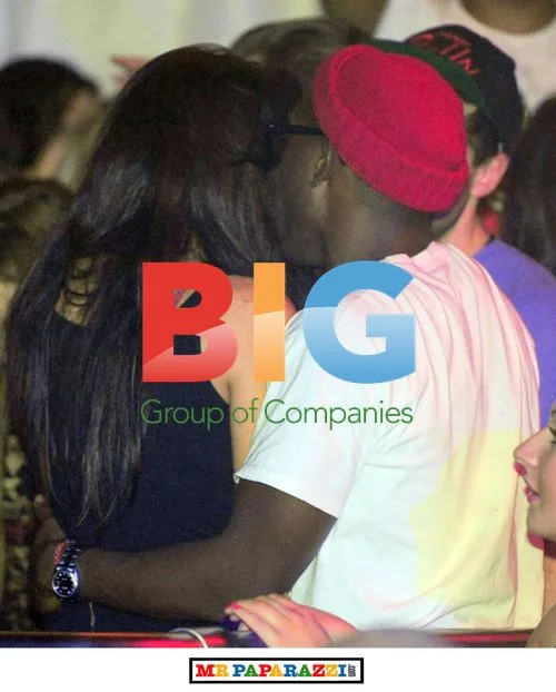 Tinie Temprah Flirts with Mystery Woman