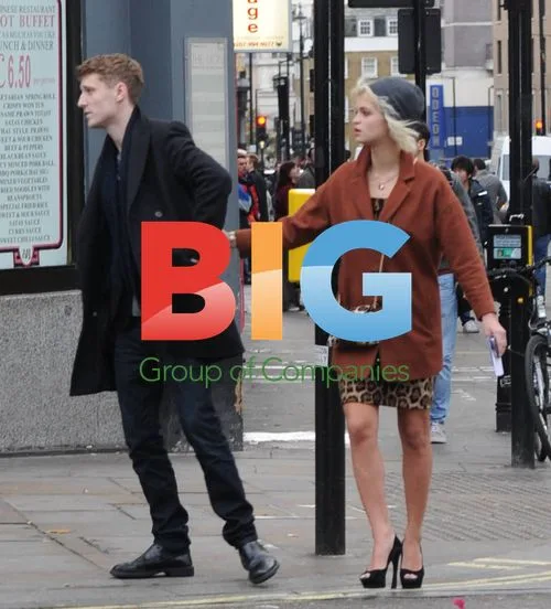 Pixie Geldof Out in Soho with Boyfriend
