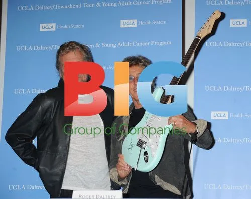 Robert Plant and Roger Daltrey at Cancer Program Dedication