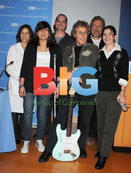 Robert Plant and Roger Daltrey at UCLA Cancer Program Dedication