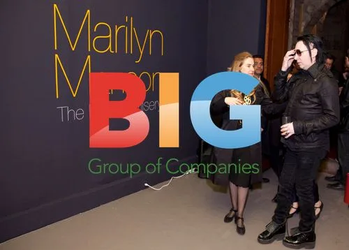 Marilyn Manson at Art Exhibition Opening