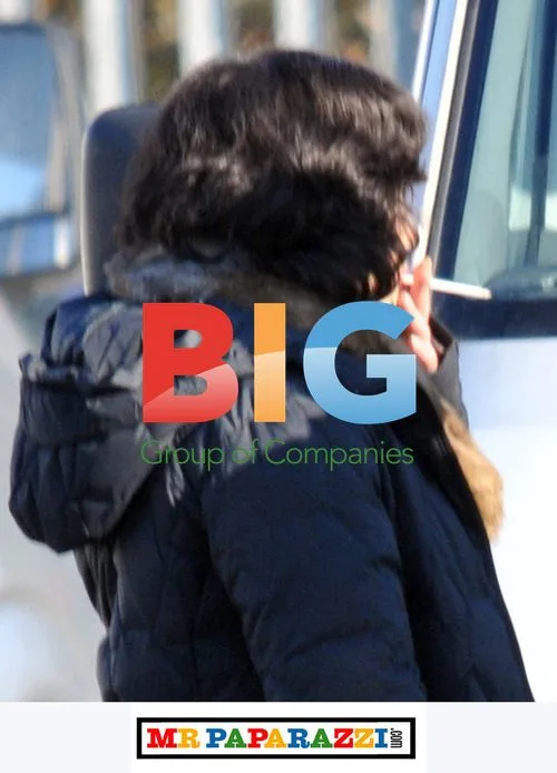 Scarlett Johansson on set of "Under The Skin"