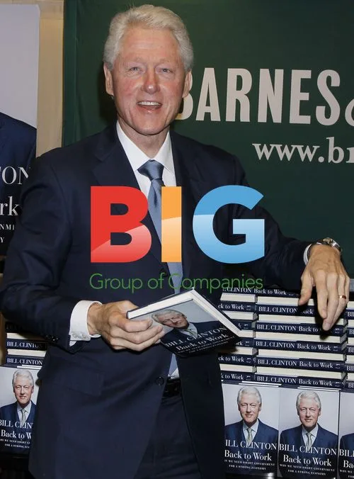 Bill Clinton Book Signing in New York