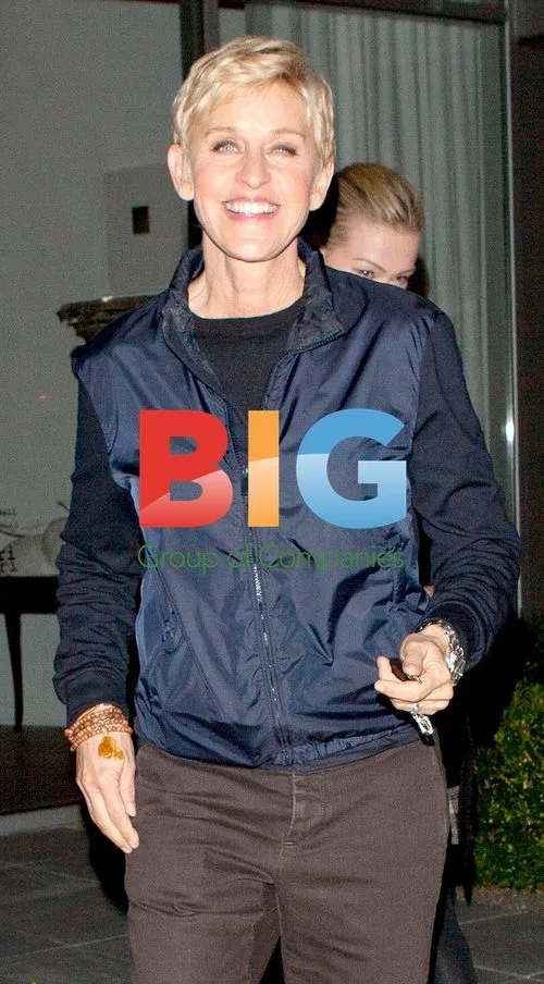 Ellen Degeneres and Portia De Rossi in LA