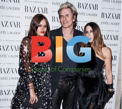 Gela Nash Taylor, John Taylor and Atlanta de Cadenet Taylor at Harper's Bazaar Awards