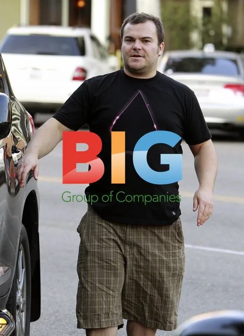 Jack Black out in Beverly Hills with son
