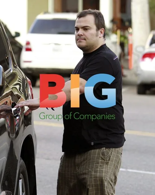 Jack Black and son Thomas in Beverly Hills