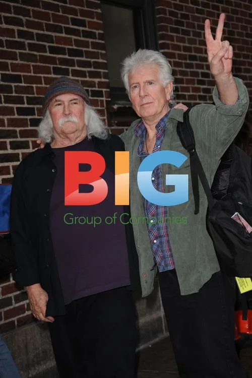 David Crosby and Graham Nash on Late Show