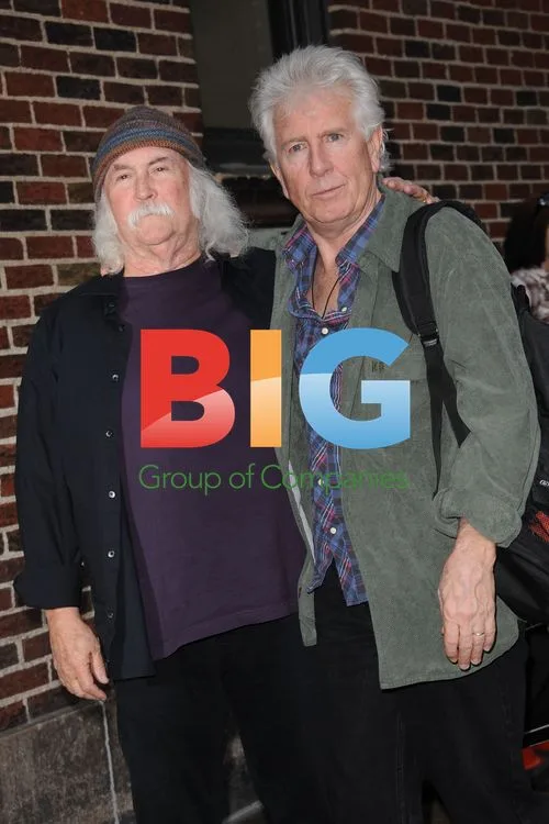 David Crosby and Graham Nash on Letterman