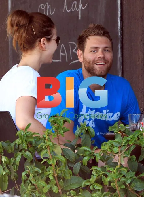 Brian McFadden and Vogue Williams in Sydney