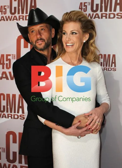 Faith Hill and Tim McGraw at 2011 CMA Awards