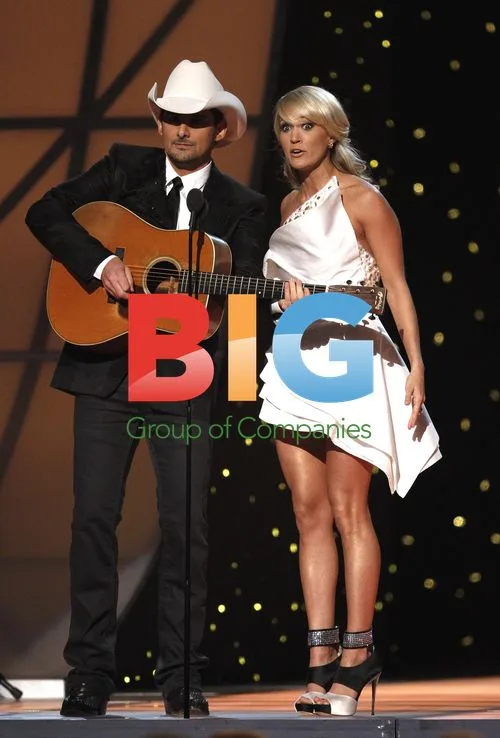 Brad Paisley and Carrie Underwood at CMA Awards