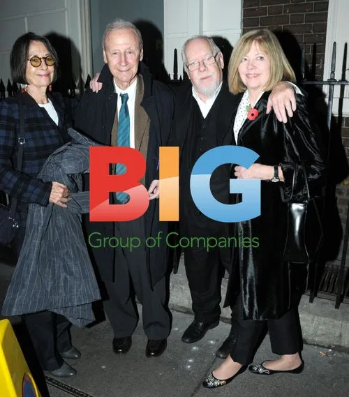 Sir Peter Blake Outside Arts Club