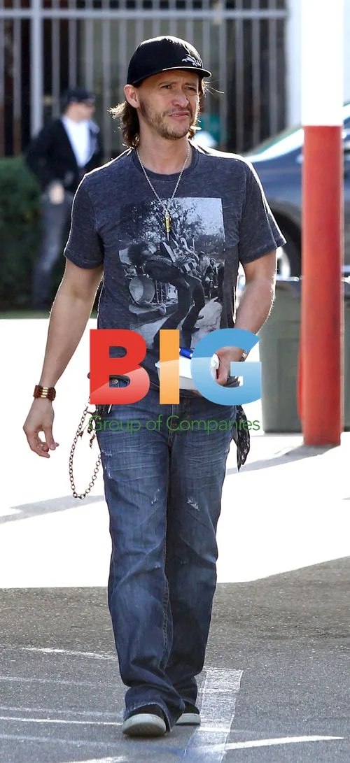 Slash and Clifton Collins Jr. at Lunch