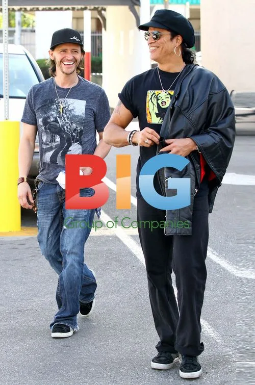 Slash and Clifton Collins Lunch in CA