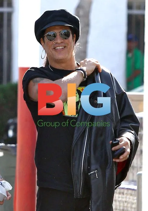 Slash and Clifton Collins Lunch in Sherman Oaks