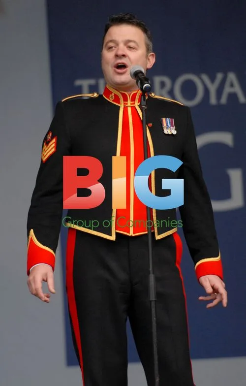 The Soldiers perform in Trafalgar Square