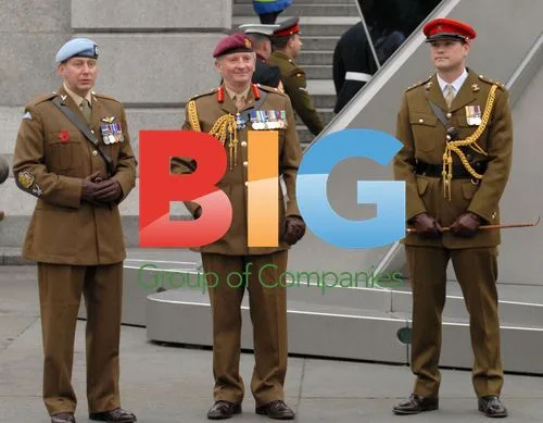 Soldiers Performing in Trafalger Square
