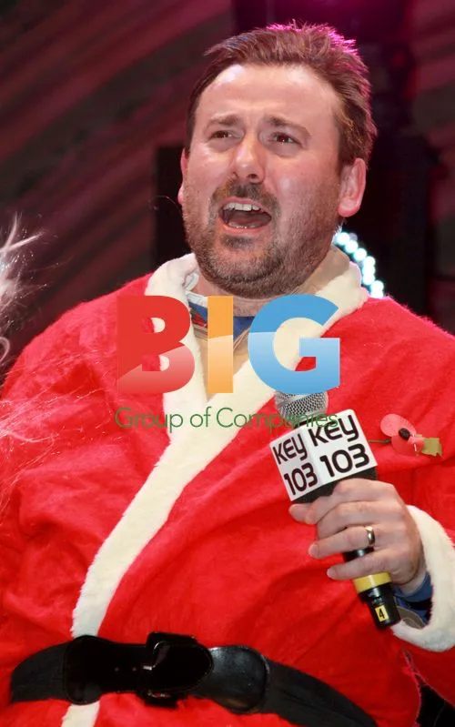 Graham Hawley at Manchester Christmas Lights
