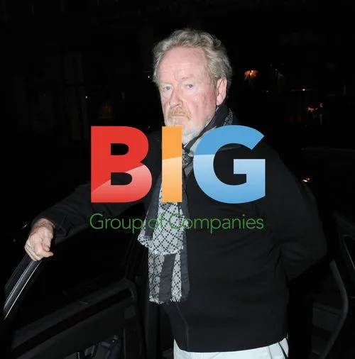 Sir Ridley Scott Leaving Restaurant in London