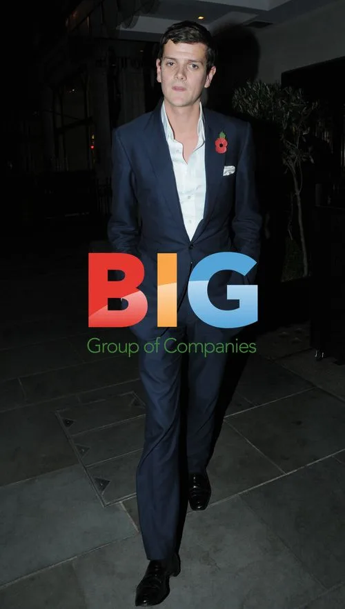 Spencer Churchill Leaving Scotts, London