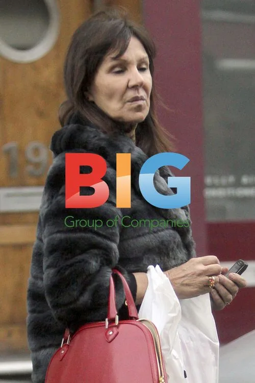 Arlene Phillips waiting for car