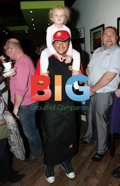 Peter Andre Opens New Coffee Shop