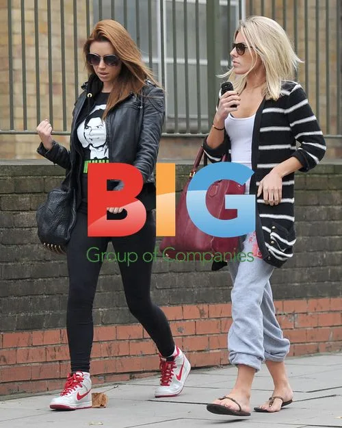 The Saturdays Leaving Rehearsals in London