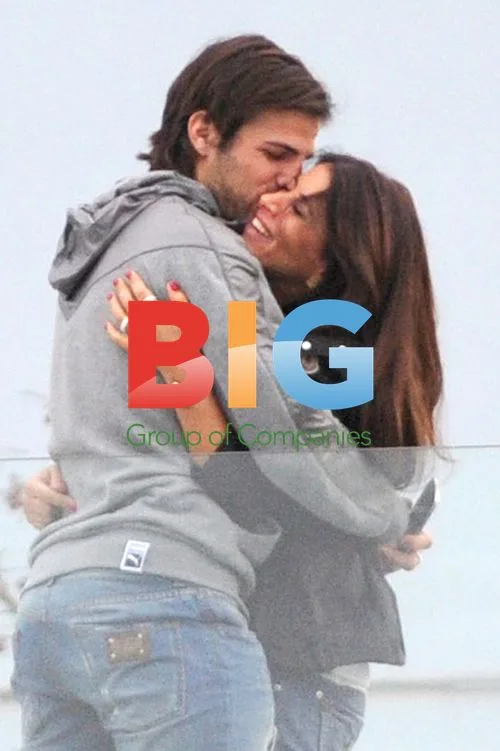 Cesc Fabregas and Daniela Semaan in Barcelona