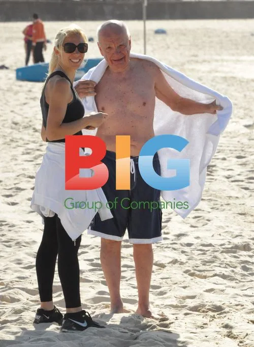 Rupert Murdoch Swimming at Bondi Beach