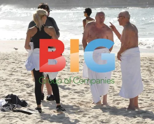 Rupert Murdoch Swimming at Bondi Beach