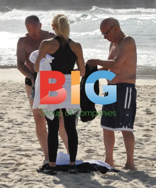 Rupert Murdoch Swims at Bondi Beach