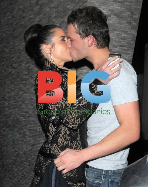 Imogen Thomas kisses boyfriend Parris Taylor