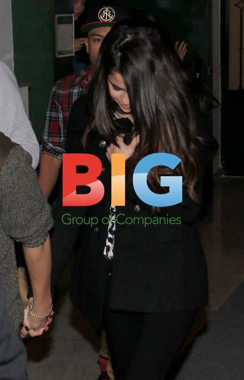 Justin Bieber and Selena Gomez in Madrid