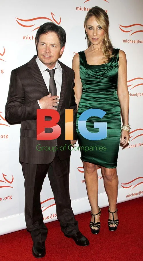 Michael J. Fox and Tracy Pollan at Parkinson's Benefit